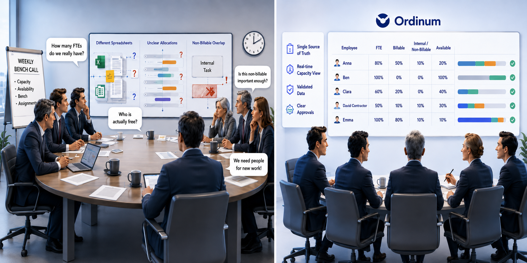 Allocation des ressources & capacité facturable